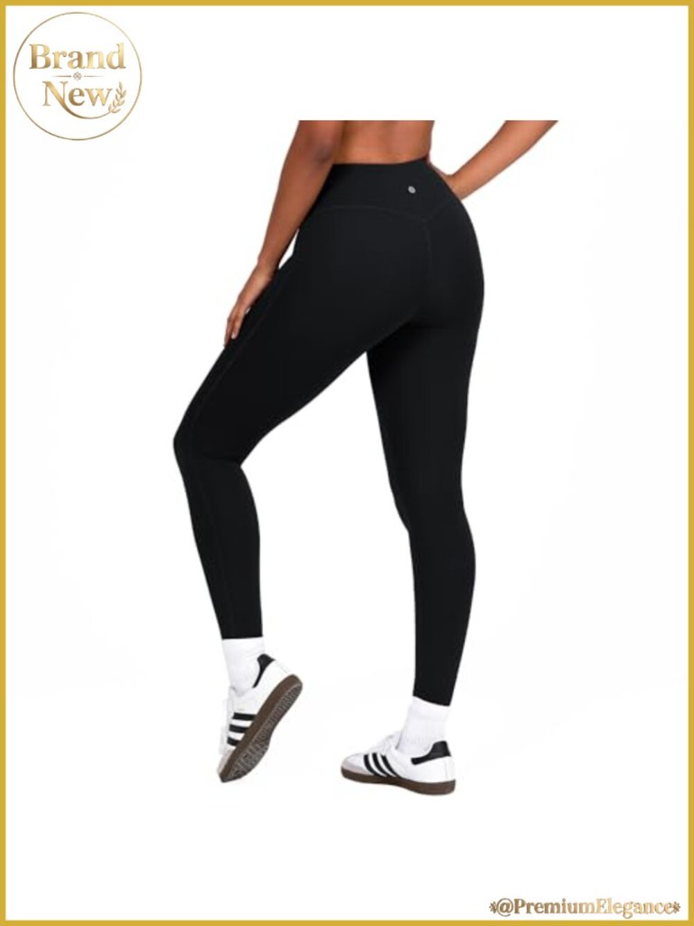 UltraLuxe High Waisted No Front Seam Tummy Control Leggings Yoga Gym